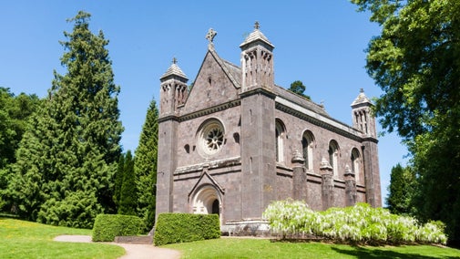 Killerton's chapel is tucked away in the garden